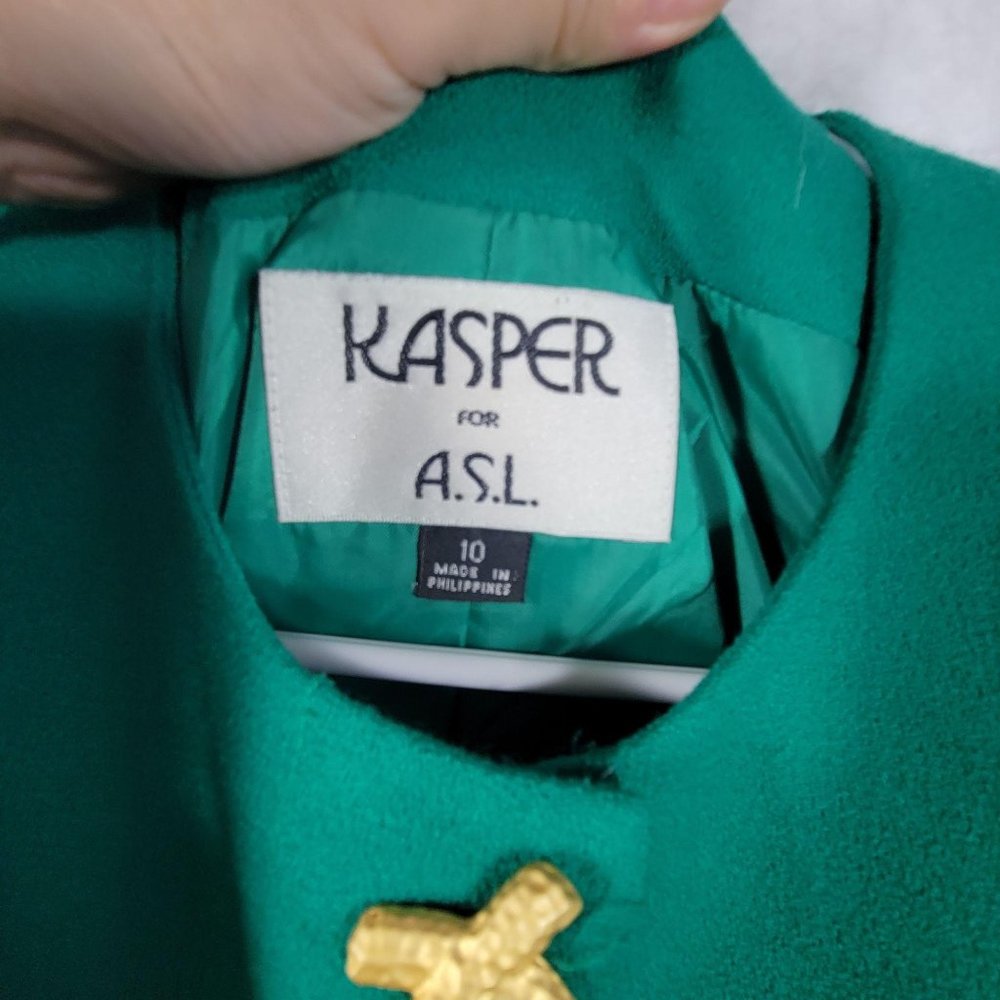 Kasper A.S.L. 10 Women's Wool Blazer Jacket coat - Picture 7 of 8